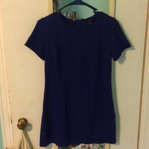 Cobalt blue T-shirt dress
